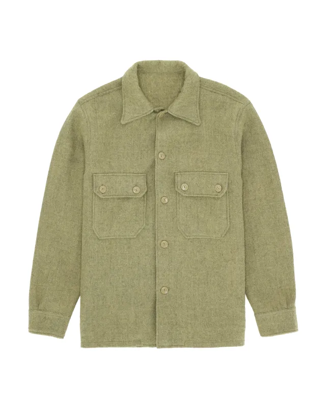 Pepper Overshirt In Lana sold by Fortela