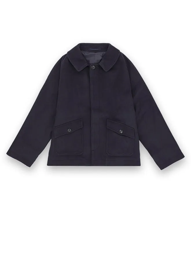 Roger Giacca In Lana Con Tasche Frontali sold by Fortela