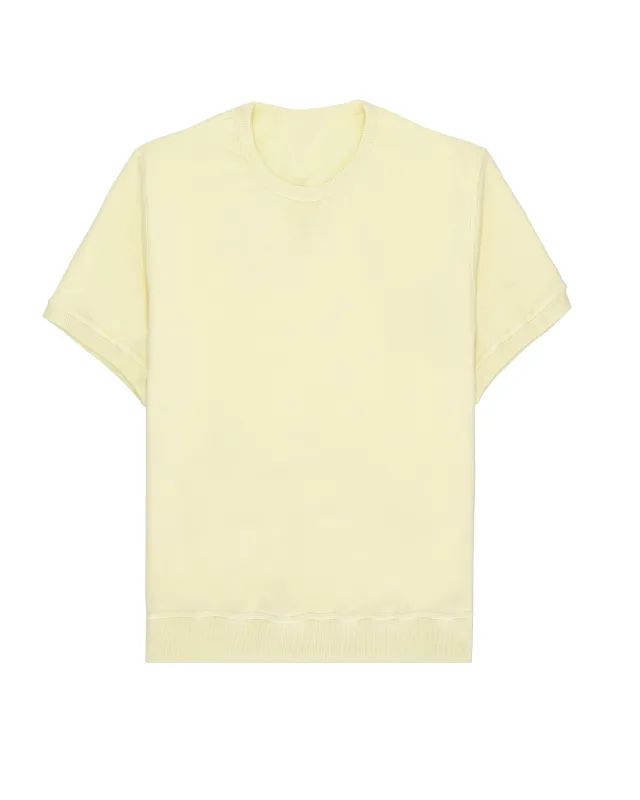 Ohio Felpa Girocollo in Jersey Garzato a Maniche Corte sold by Fortela