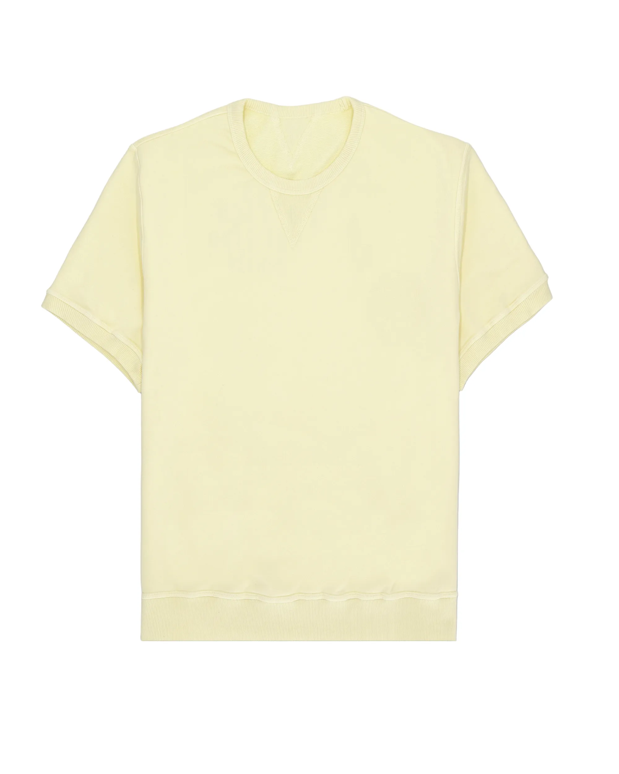 Ohio Felpa Girocollo in Jersey Garzato a Maniche Corte sold by Fortela