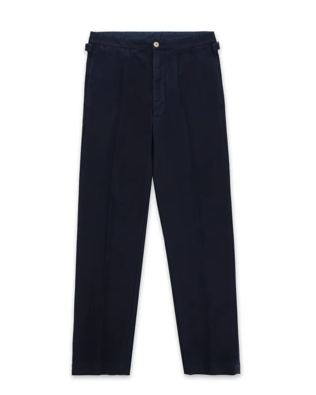 Oklahoma Pantaloni In Canvas di Cotone Rovesciato sold by Fortela