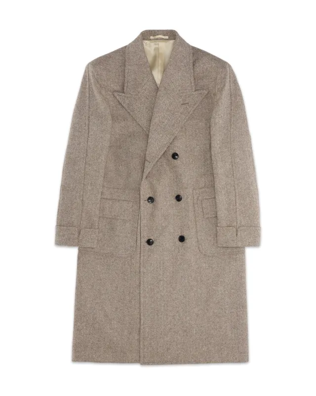 Bogart Cappotto Doppiopetto In Herringbone di Lana sold by Fortela