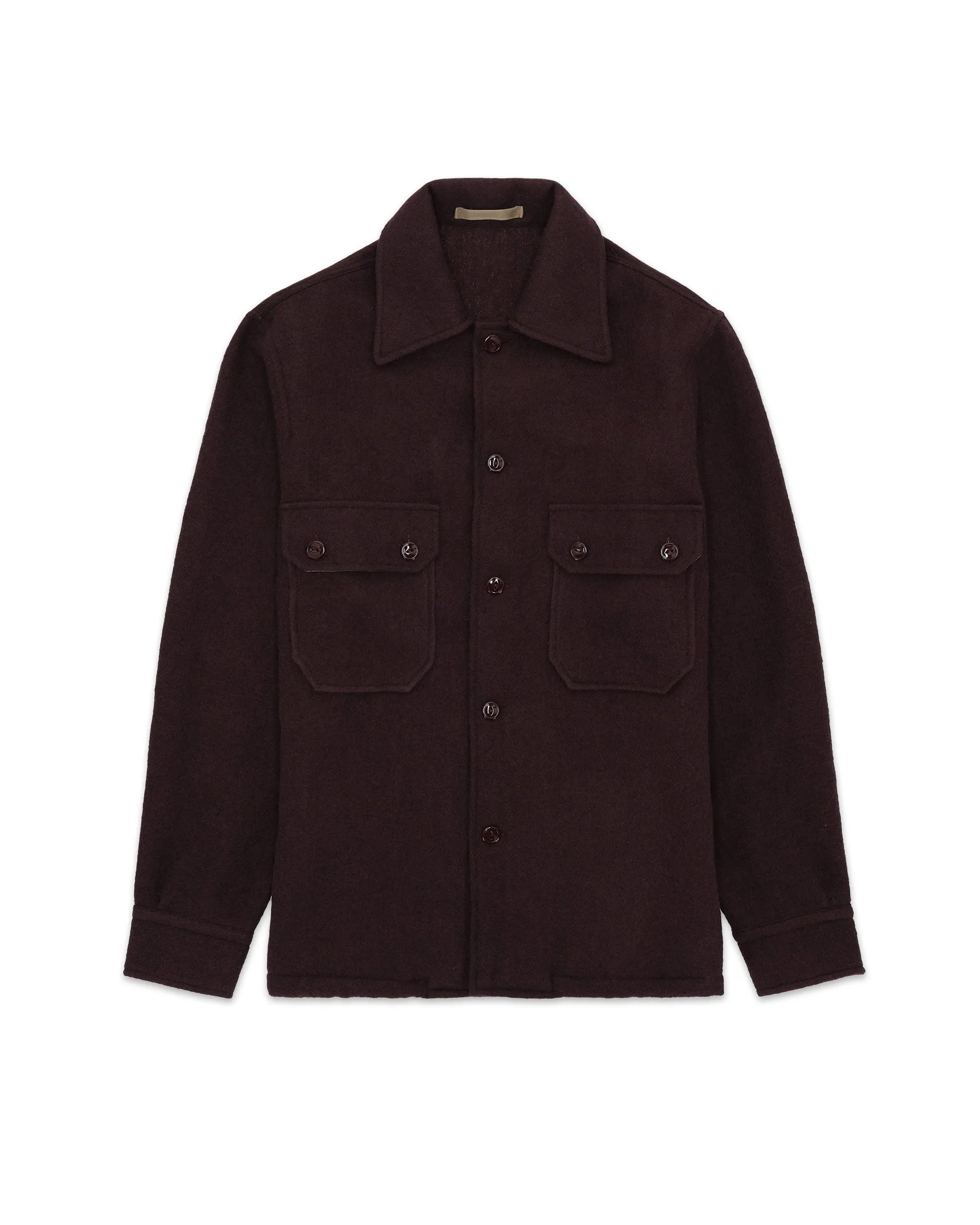 Pepper Overshirt In Lana sold by Fortela