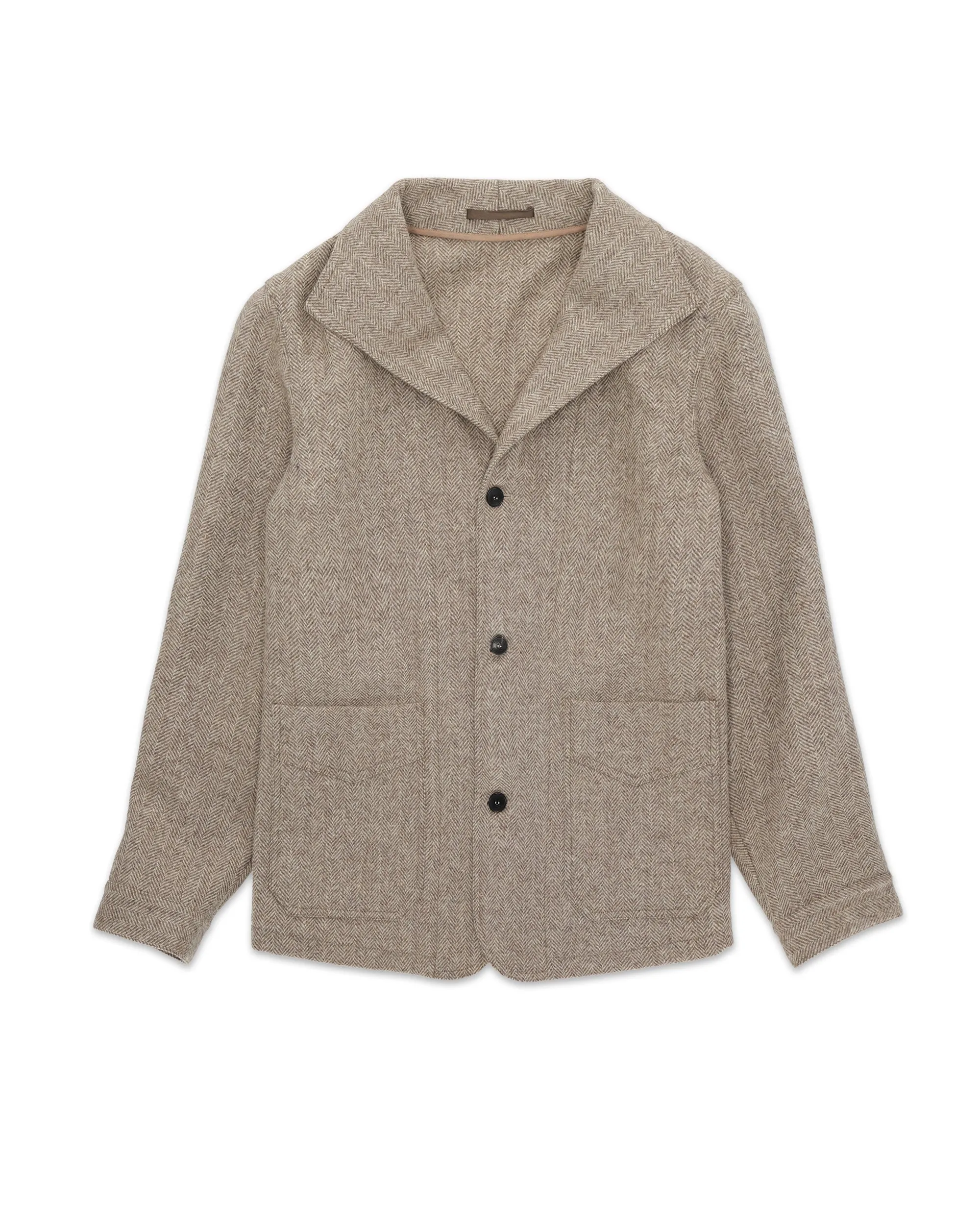 Scotland Giacca In Herringbone Di Lana sold by Fortela