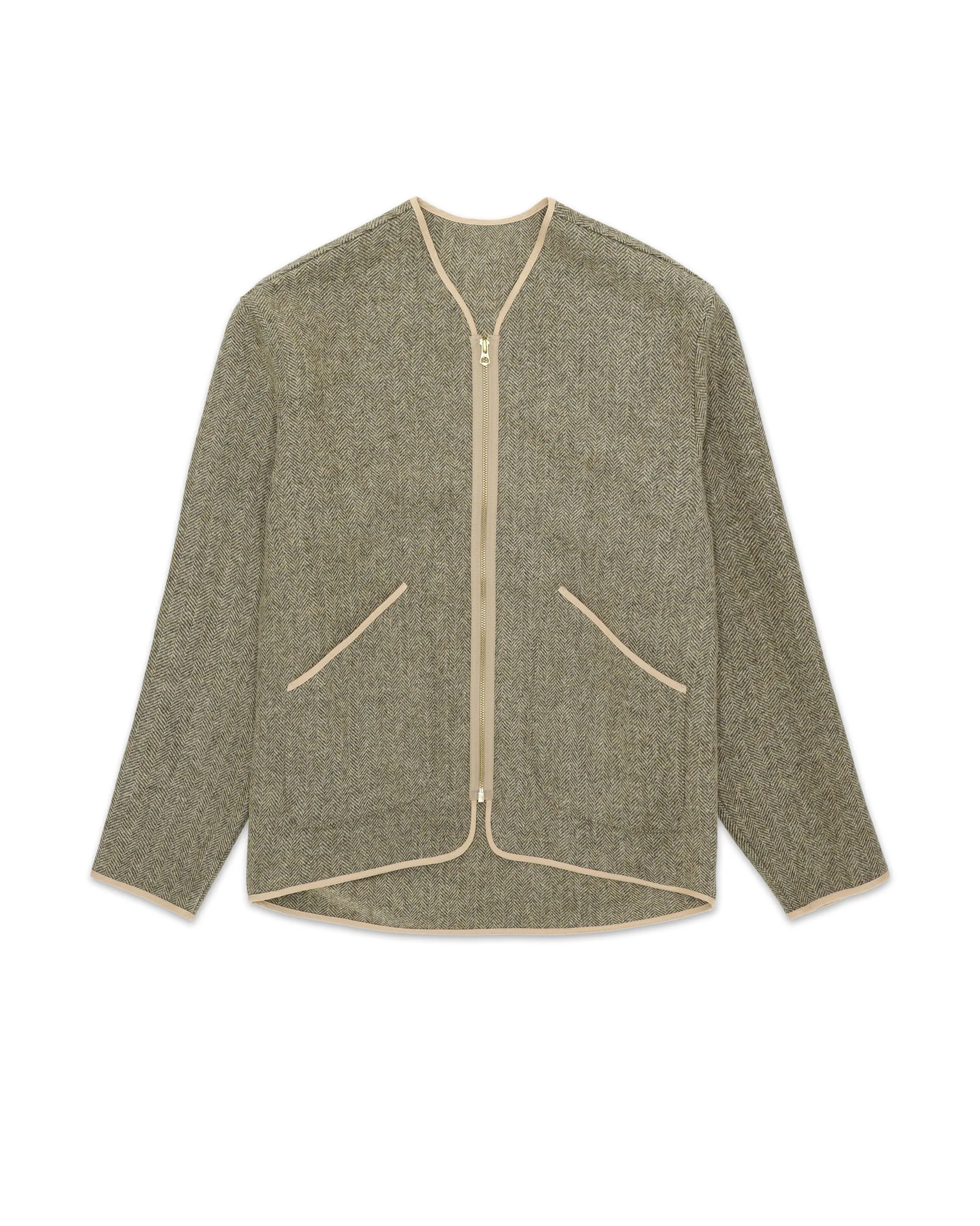 Sherpa Giacca In Herringbone Di Lana sold by Fortela