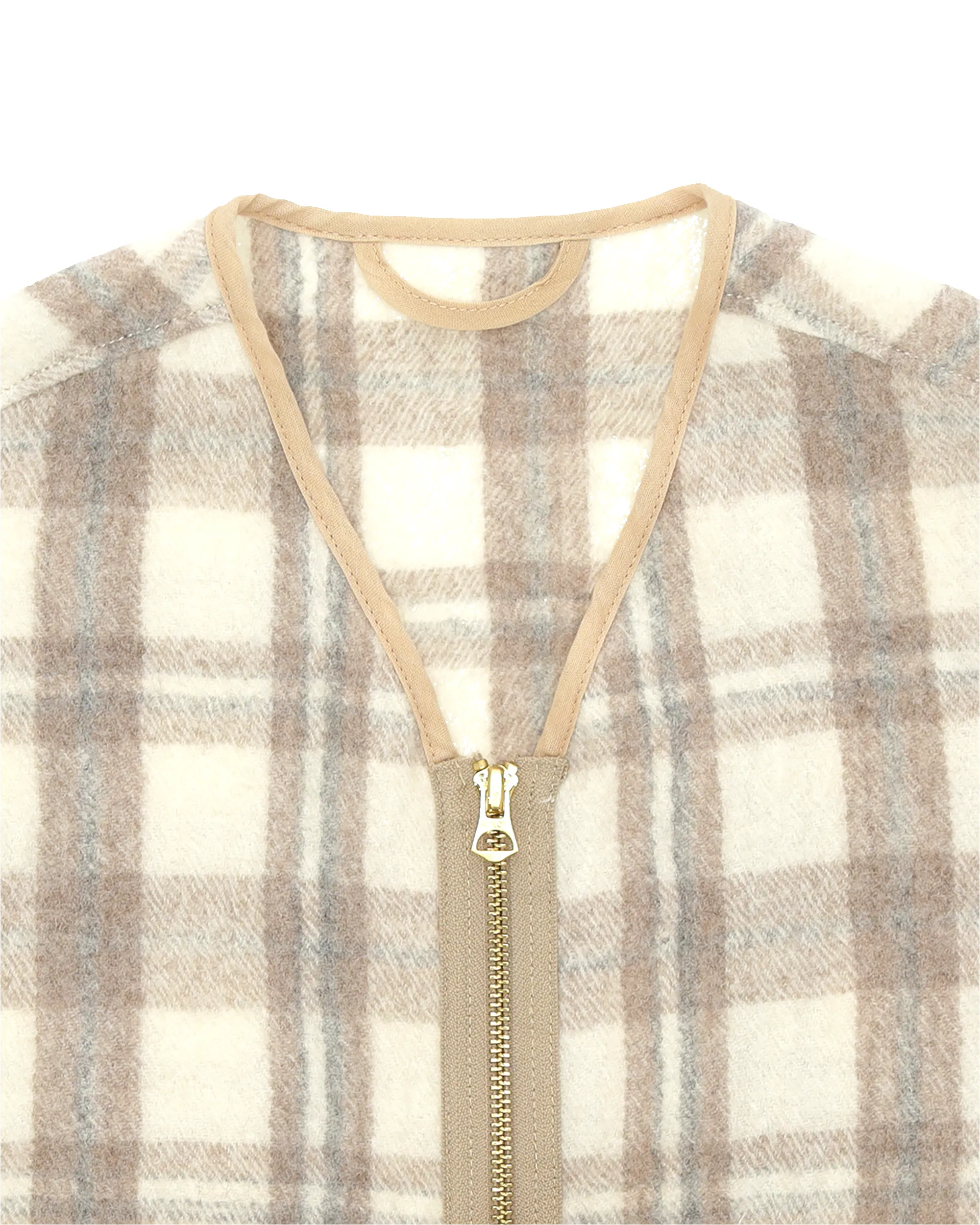 Sherpavest Gilet In Lana A Quadri sold by Fortela product image thumbnail 4