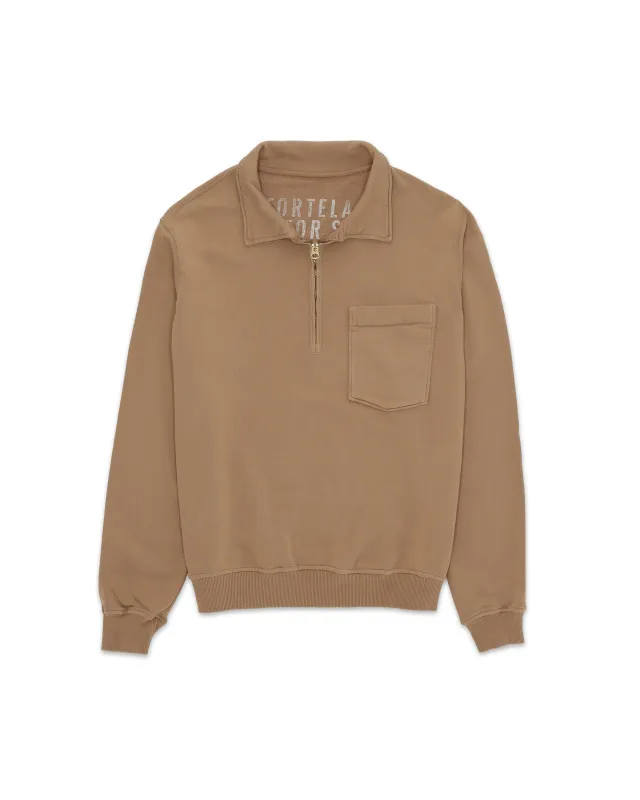 Yalep Felpa In Jersey Garzato Con Zip sold by Fortela