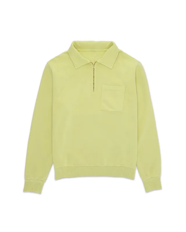 Yale Felpa In Jersey Felpato Con Colletto E Zip sold by Fortela