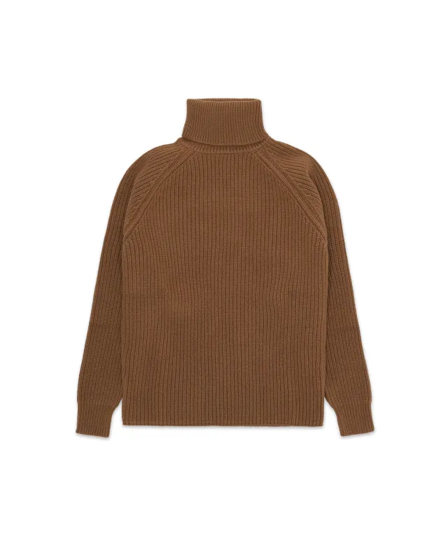 Oslo Maglione Collo Alto In Lana Merino sold by Fortela