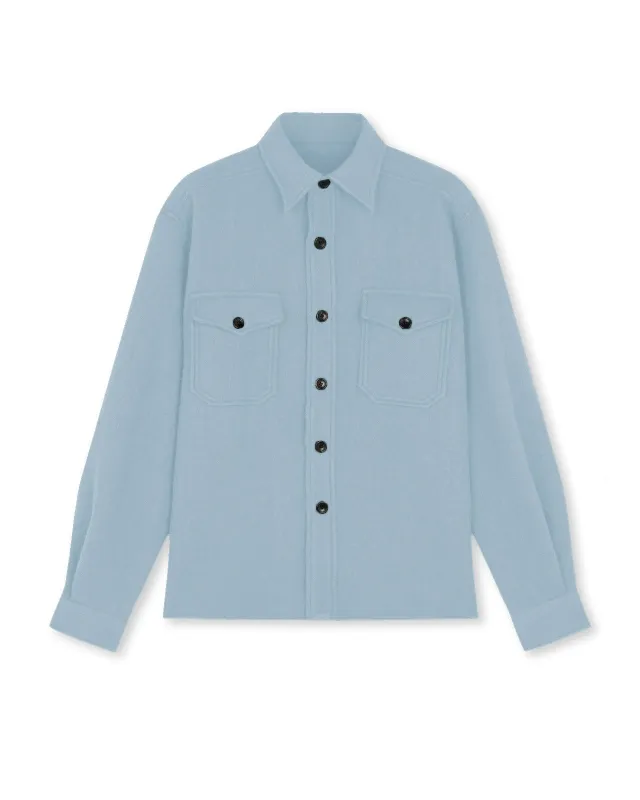 Kenny Overshirt In Lana made by Fortela