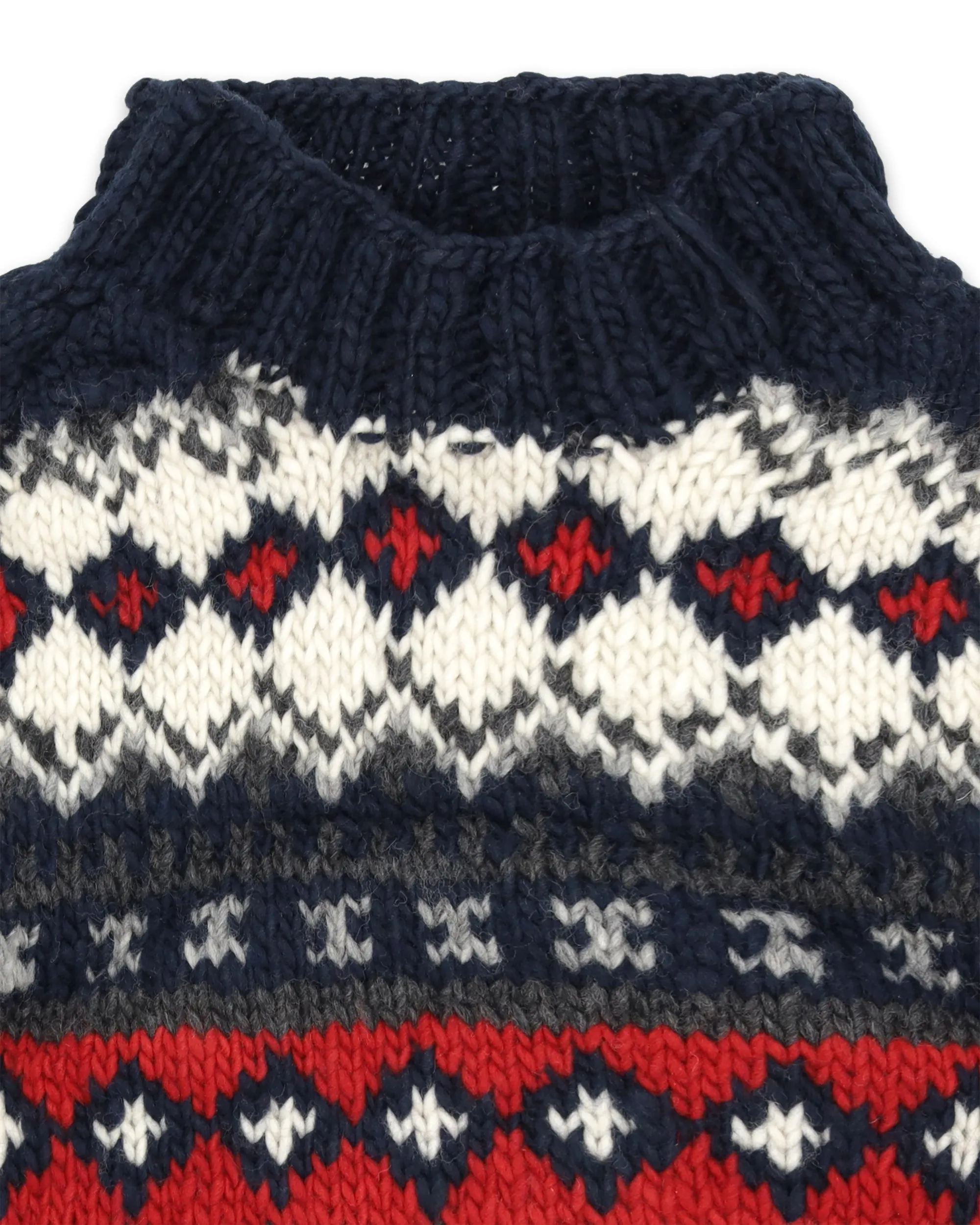 Chamula Pullover in Lana Merino con motivo Navajo sold by Fortela product image thumbnail 3