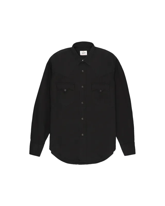 Kayacebb Camicia Western Bottone Nero sold by Fortela