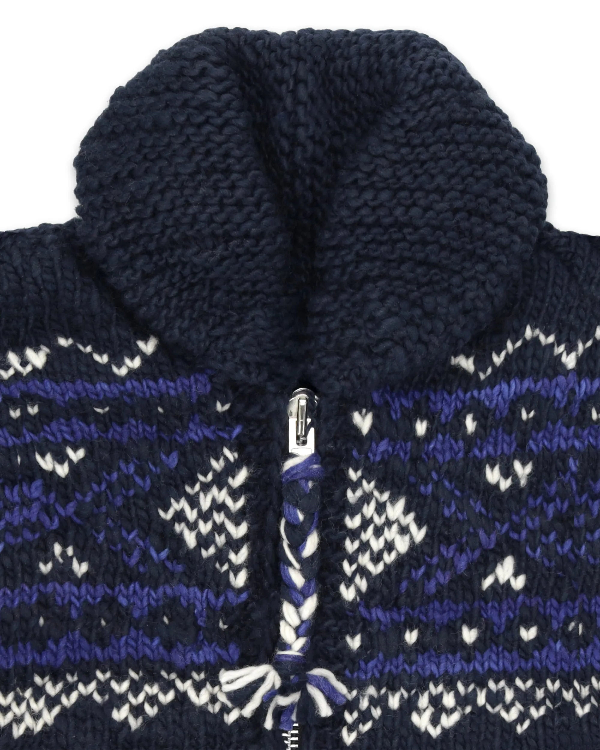 Chamula Cardigan in Lana Merino con Motivo Navajo sold by Fortela product image thumbnail 3