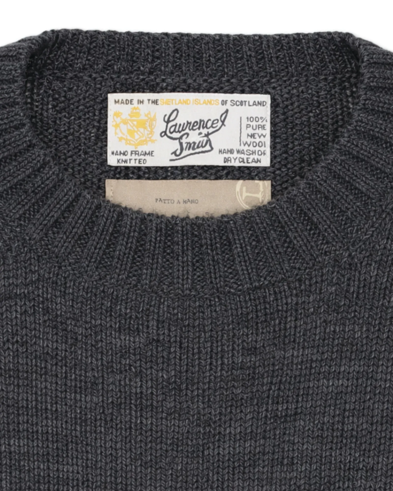 Shetlandcrewneck Maglione Girocollo In Lana sold by Fortela product image thumbnail 3