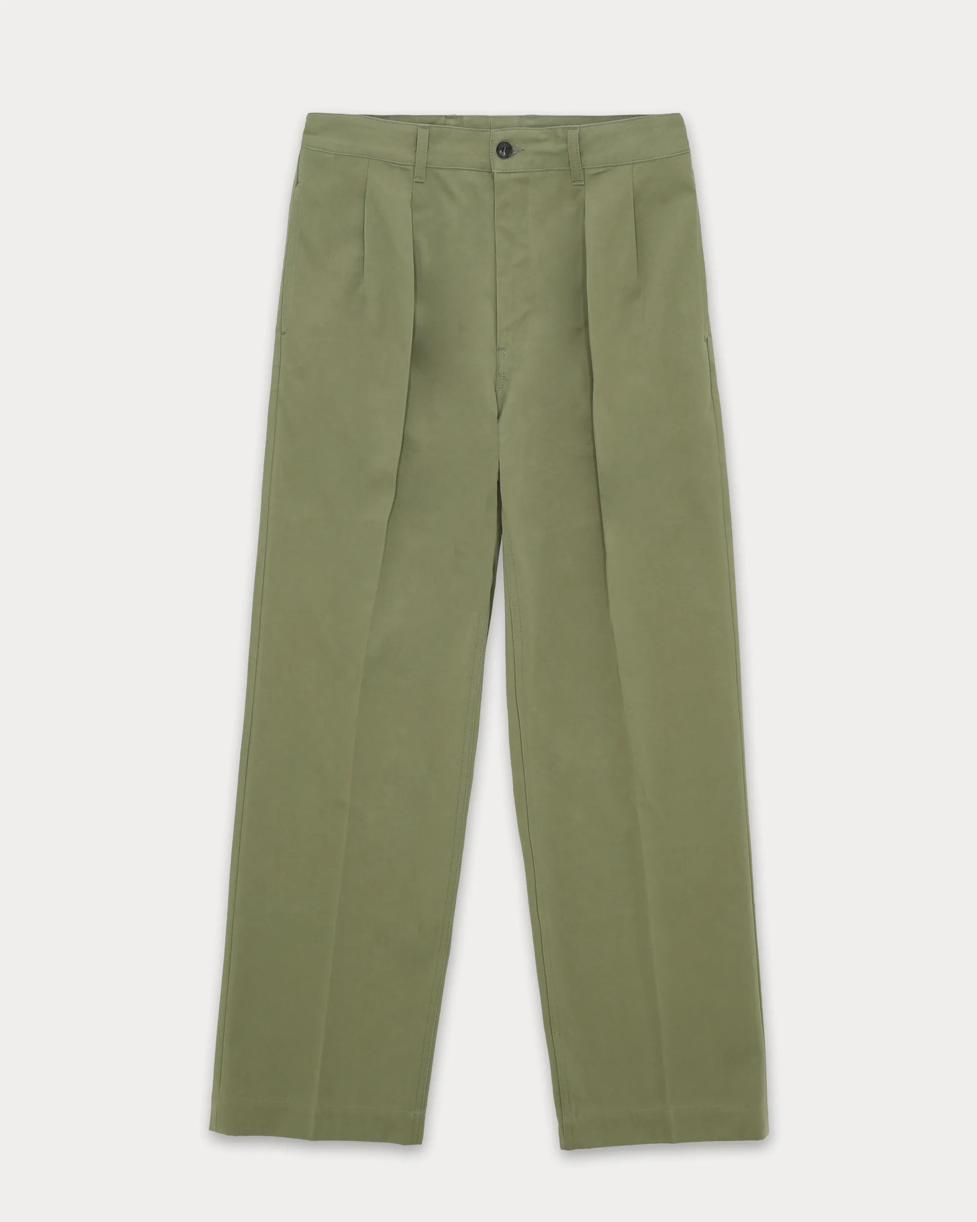 Newyork Pantaloni Con Pences In Cotone sold by Fortela