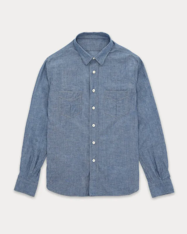 Osumi Camicia In Chambray made by Fortela