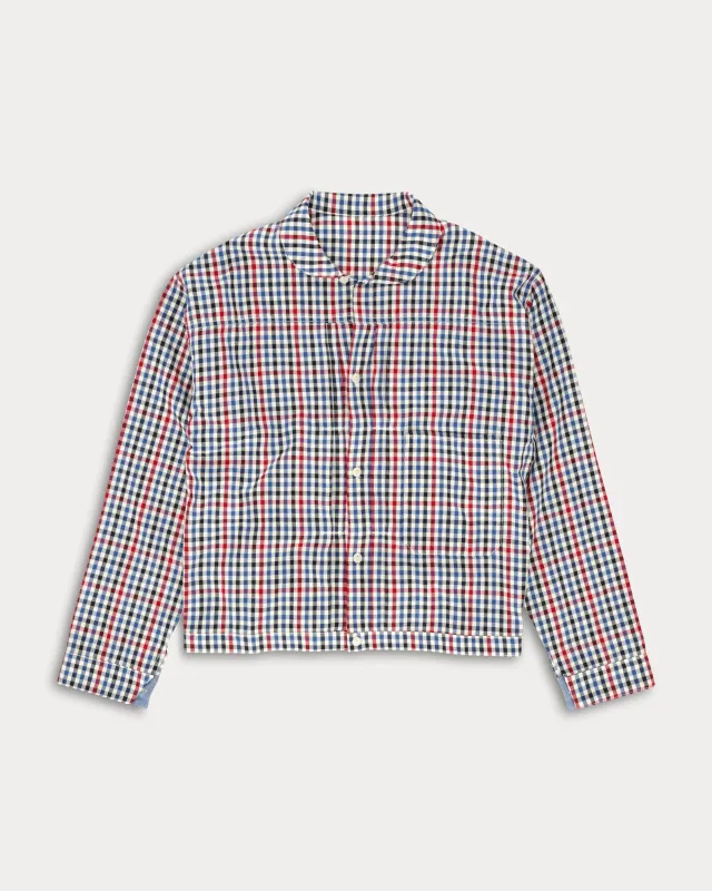 Peter Giacca in Cotone con motivo a Quadri made by Fortela