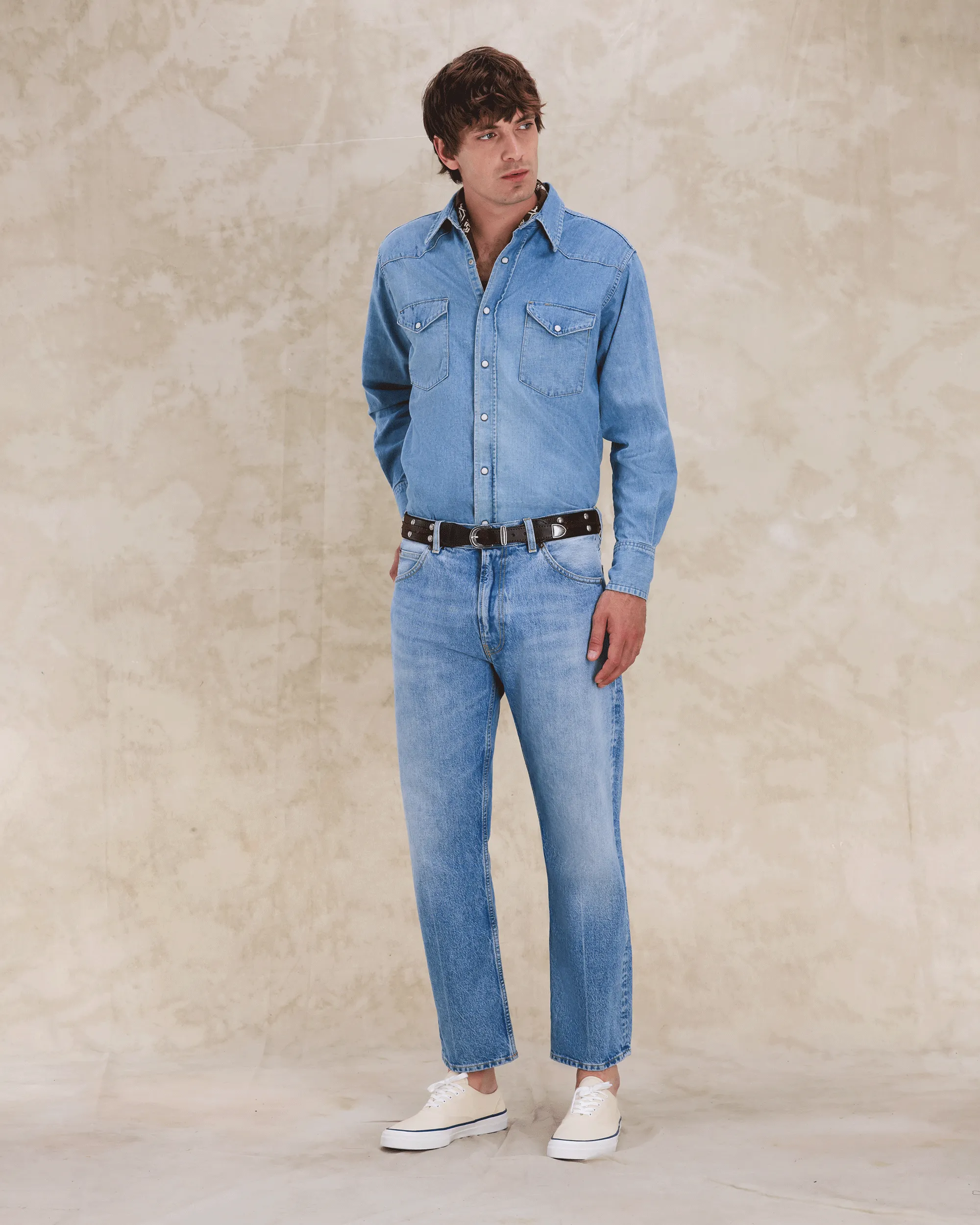 944 Jason Denim 5 Tasche A Vita Alta Bleach Wash - L33'' sold by Fortela product image thumbnail 5