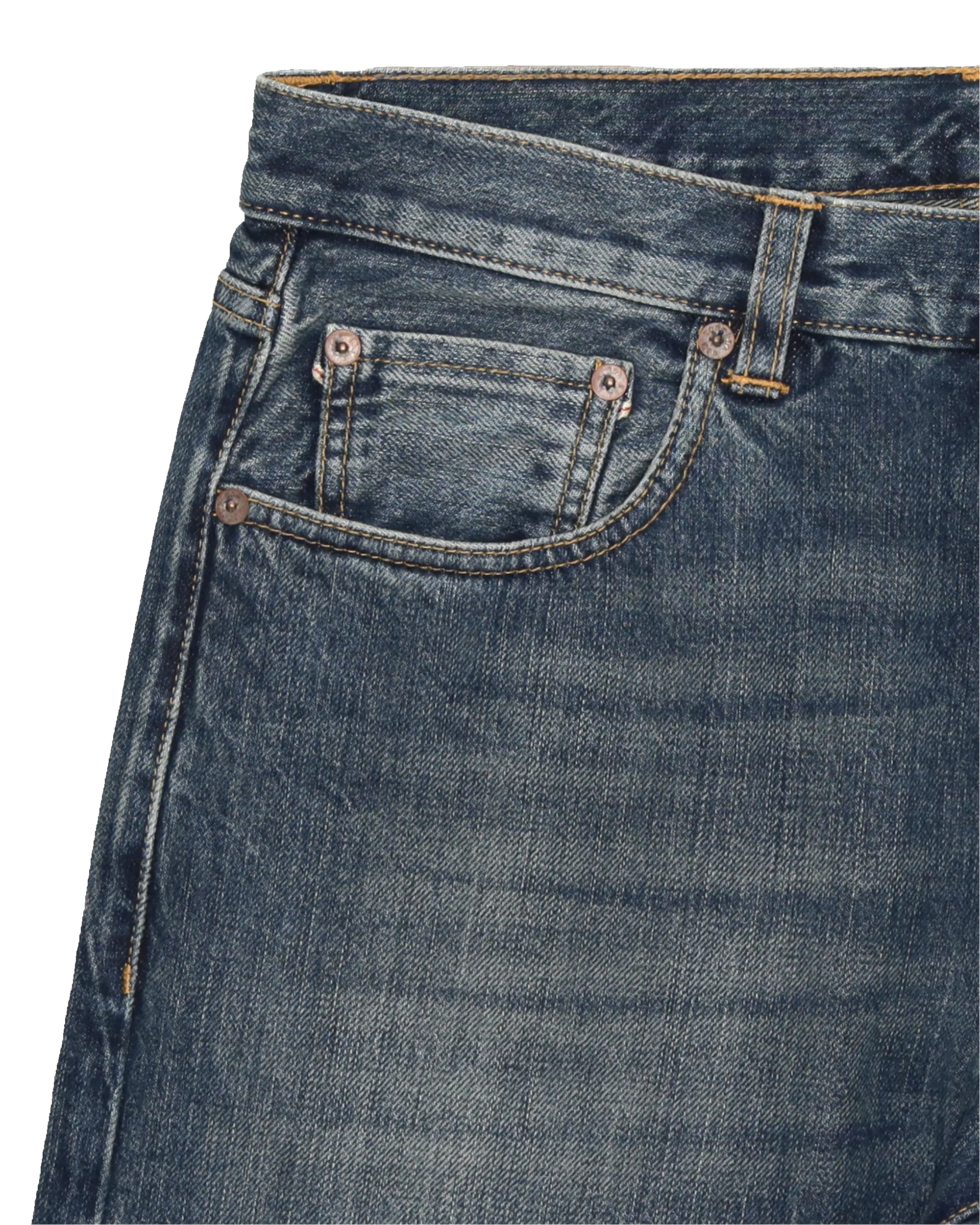 965 John Japan Denim Cimosato 5 Tasche Regular Fit Stone Wash - L33'' sold by Fortela product image thumbnail 3