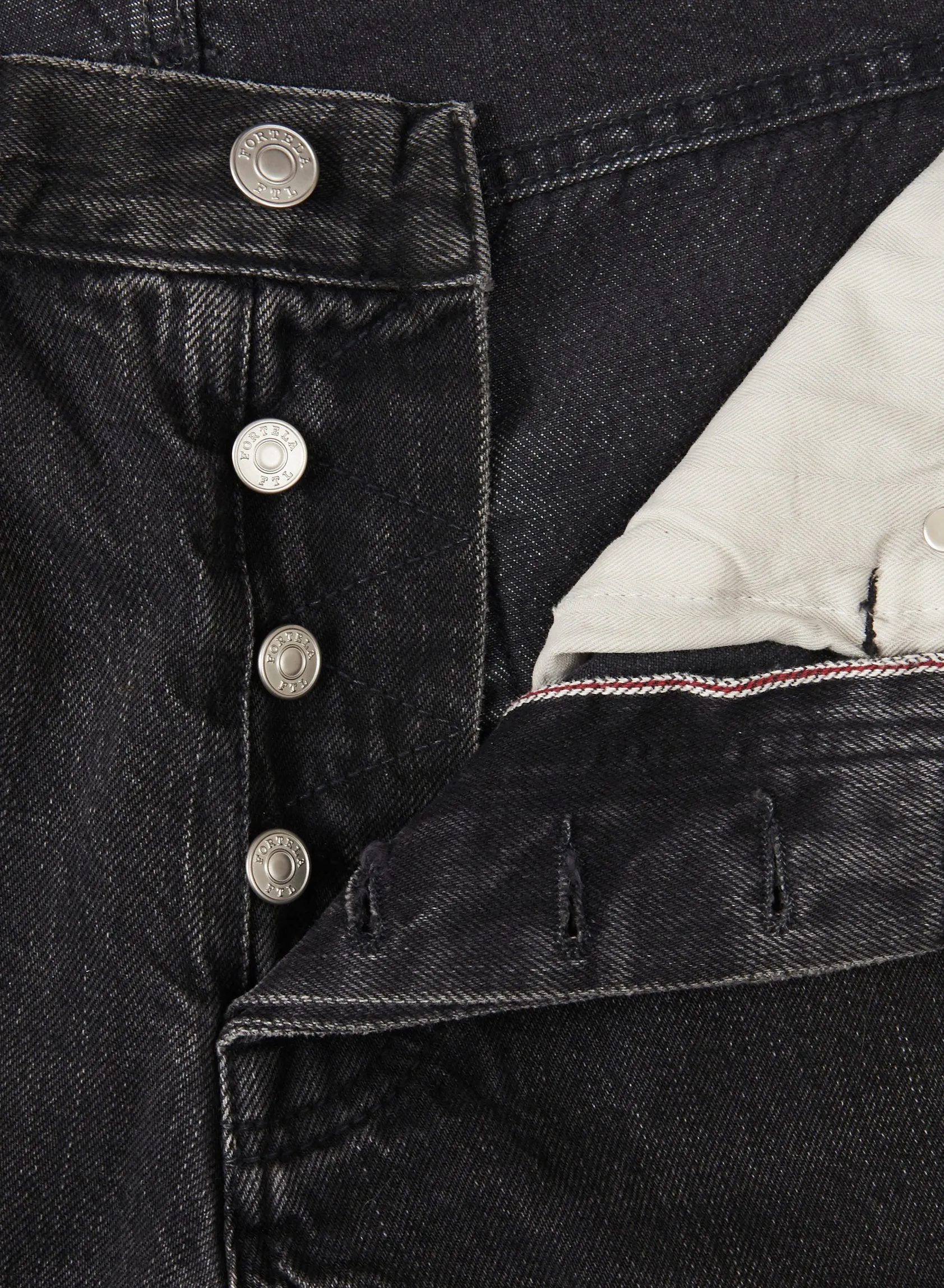 965 John Japan Denim Cimosato 5 Tasche Regular Fit Grey - L29'' sold by Fortela product image thumbnail 5