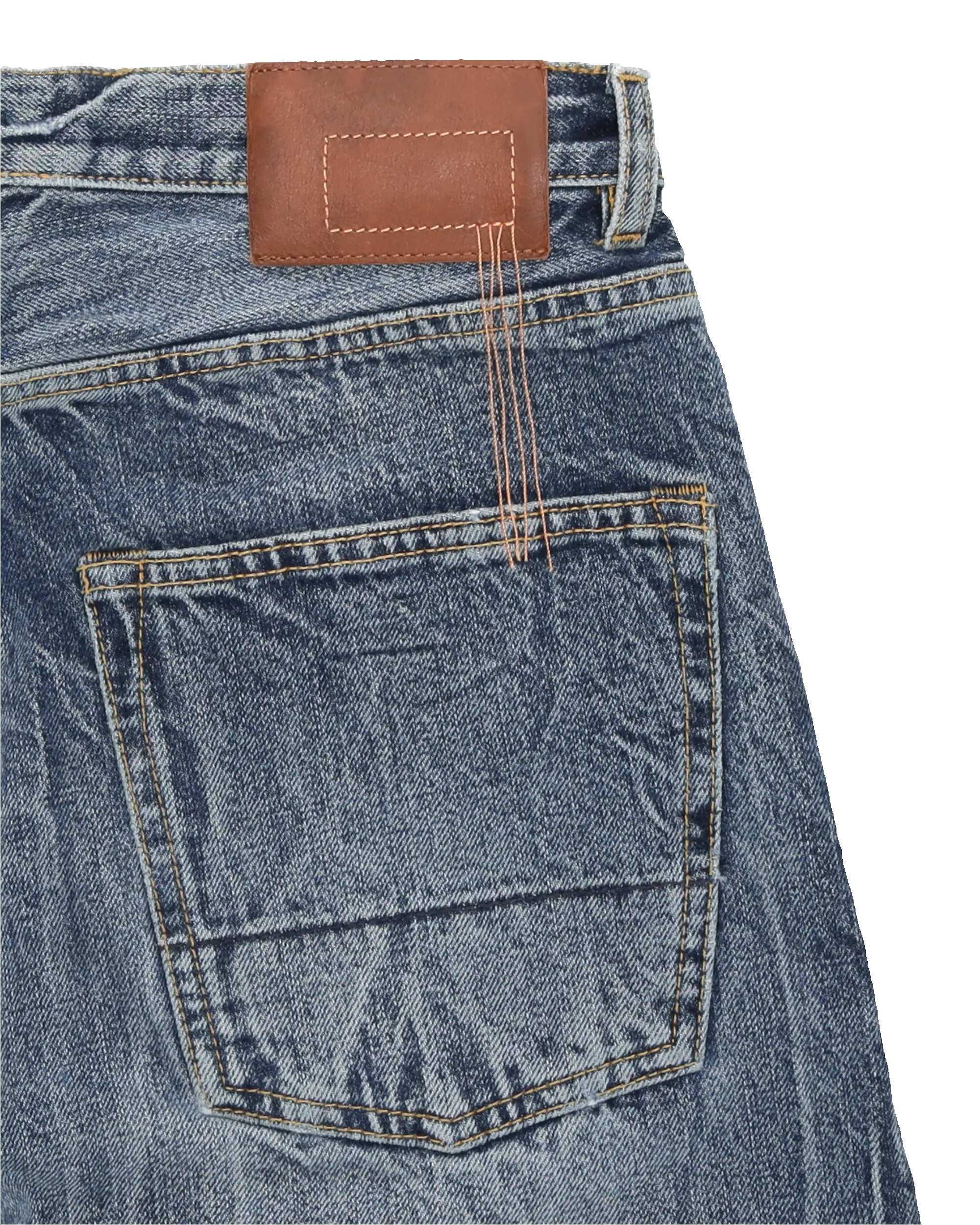 965 John Japan Denim Cimosato 5 Tasche Regular Fit Stone Wash - L33'' sold by Fortela product image thumbnail 4