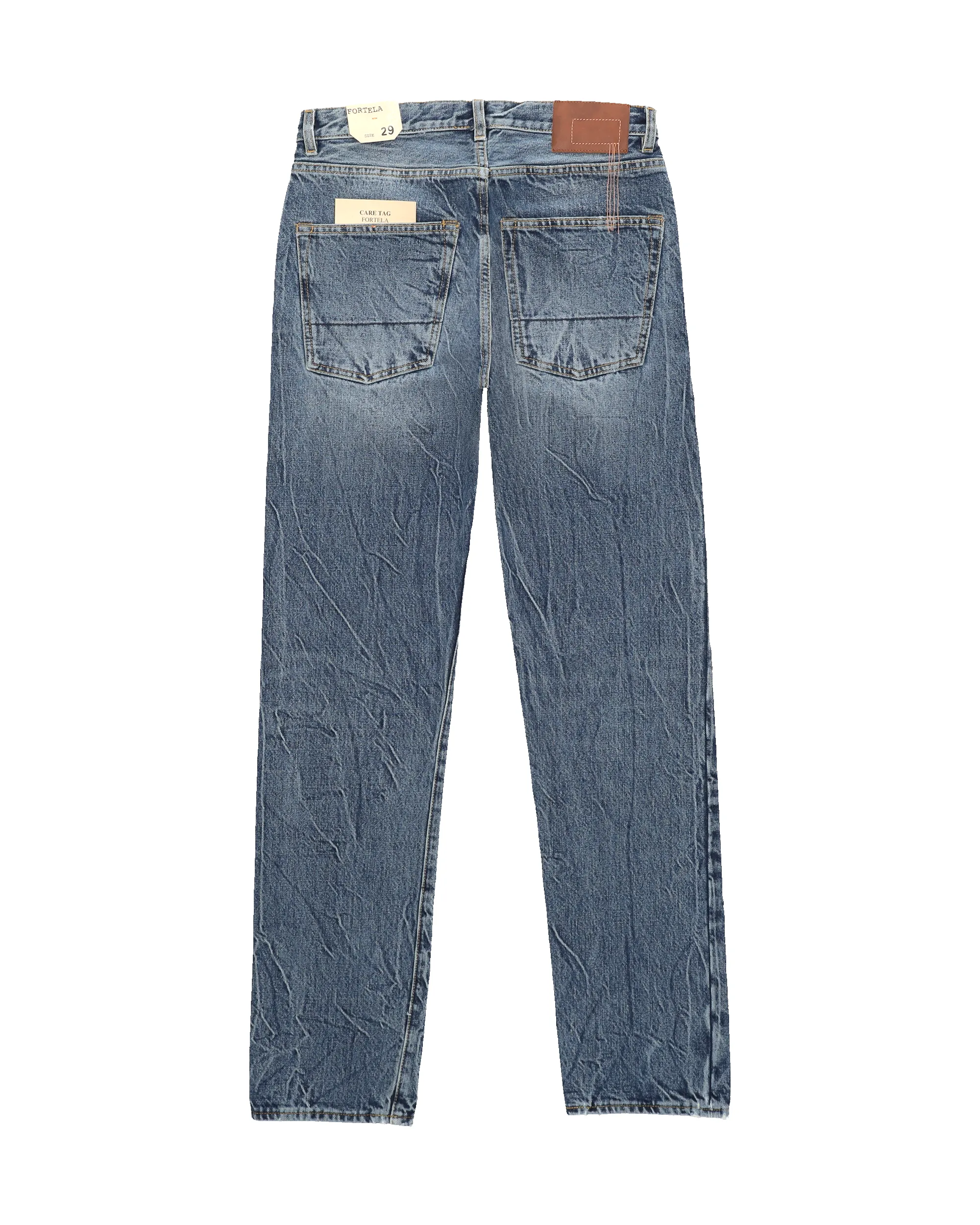 965 John Japan Denim Cimosato 5 Tasche Regular Fit Stone Wash - L33'' sold by Fortela product image thumbnail 2