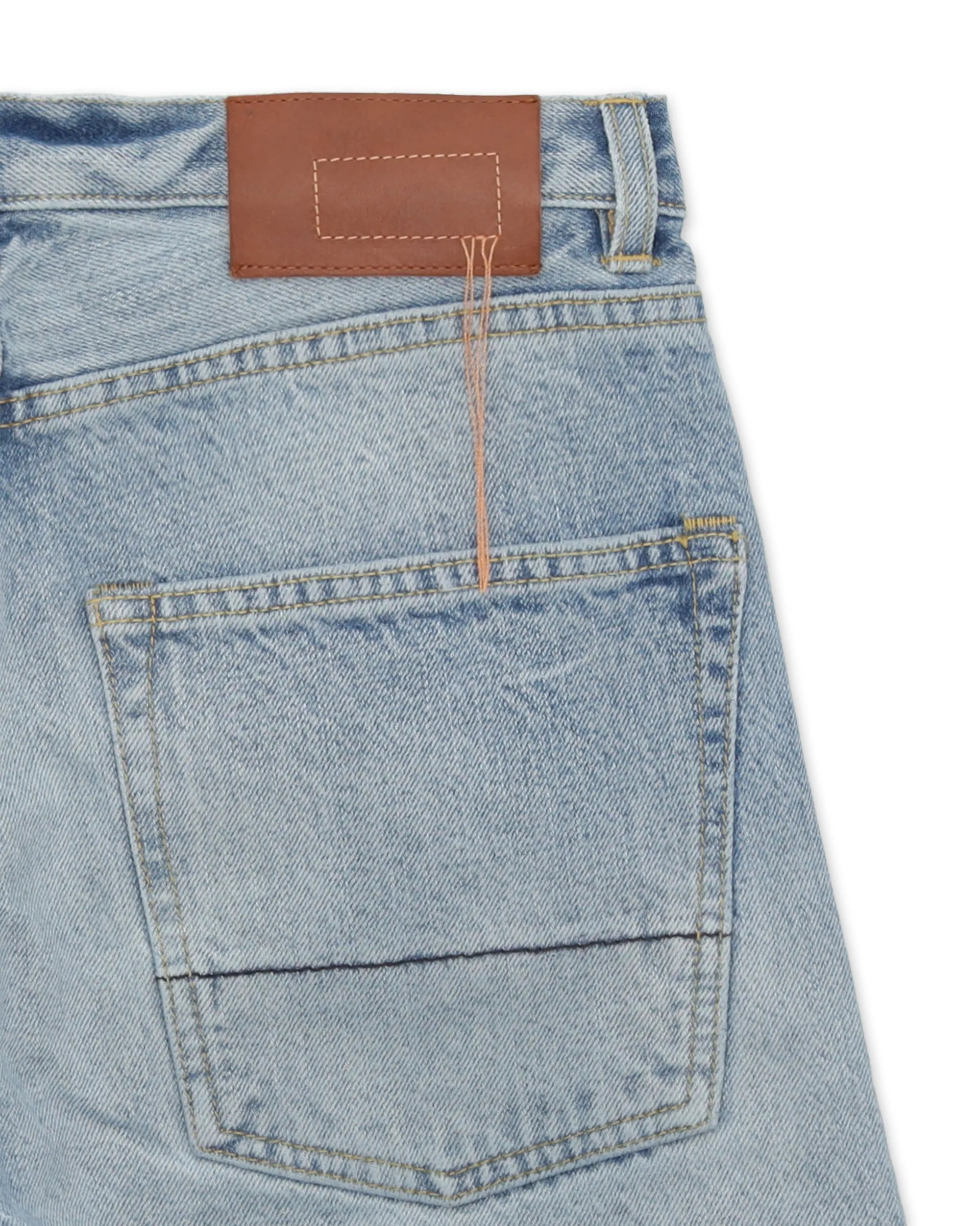 965 John Japan Denim Cimosato 5 Tasche Regular Fit Bleach Wash - L33'' sold by Fortela product image thumbnail 4