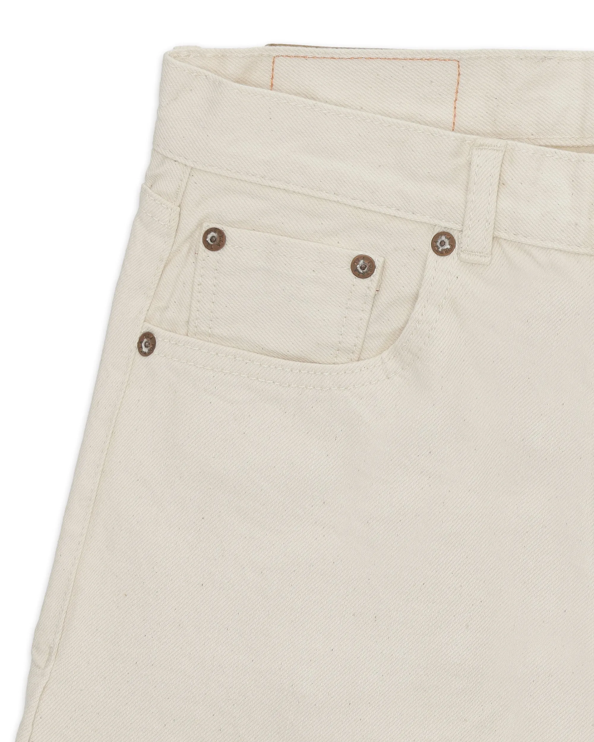 JohnJap Denim Cimosato 5 Tasche Regular Fit Ecrù - L29'' sold by Fortela product image thumbnail 3