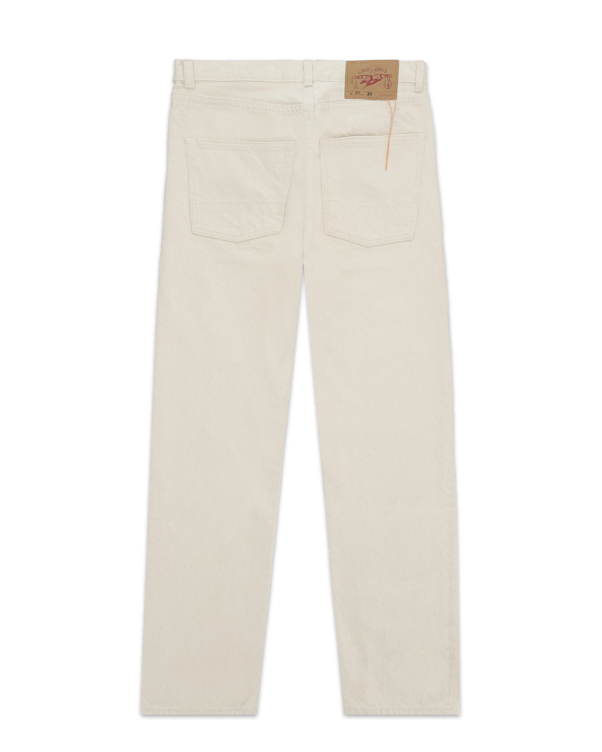 JohnJap Denim Cimosato 5 Tasche Regular Fit Ecrù - L29'' sold by Fortela product image thumbnail 2