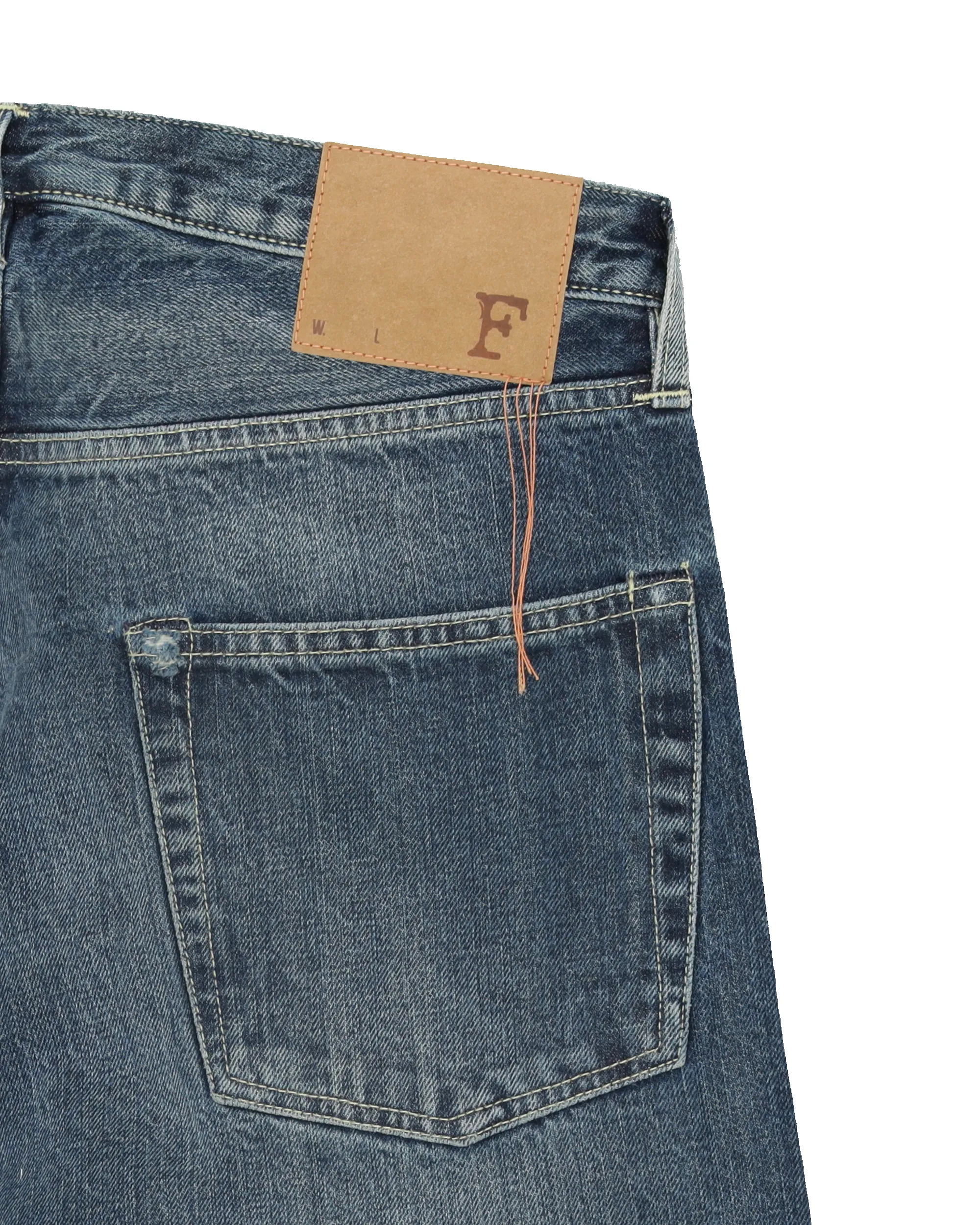 Unclejohn Japan Denim Cimosato 5 Tasche a Vita Alta Custom Wash - L29'' sold by Fortela product image thumbnail 2