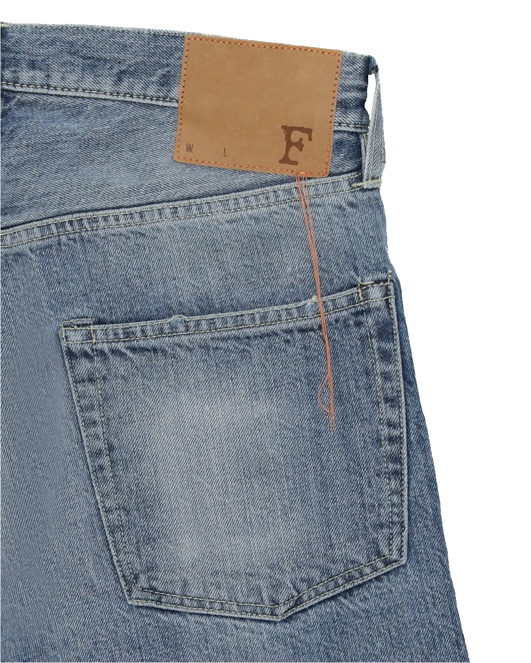 Unclejohn Japan Denim Cimosato 5 Tasche a Vita Alta Stone Wash - L29'' sold by Fortela product image thumbnail 4