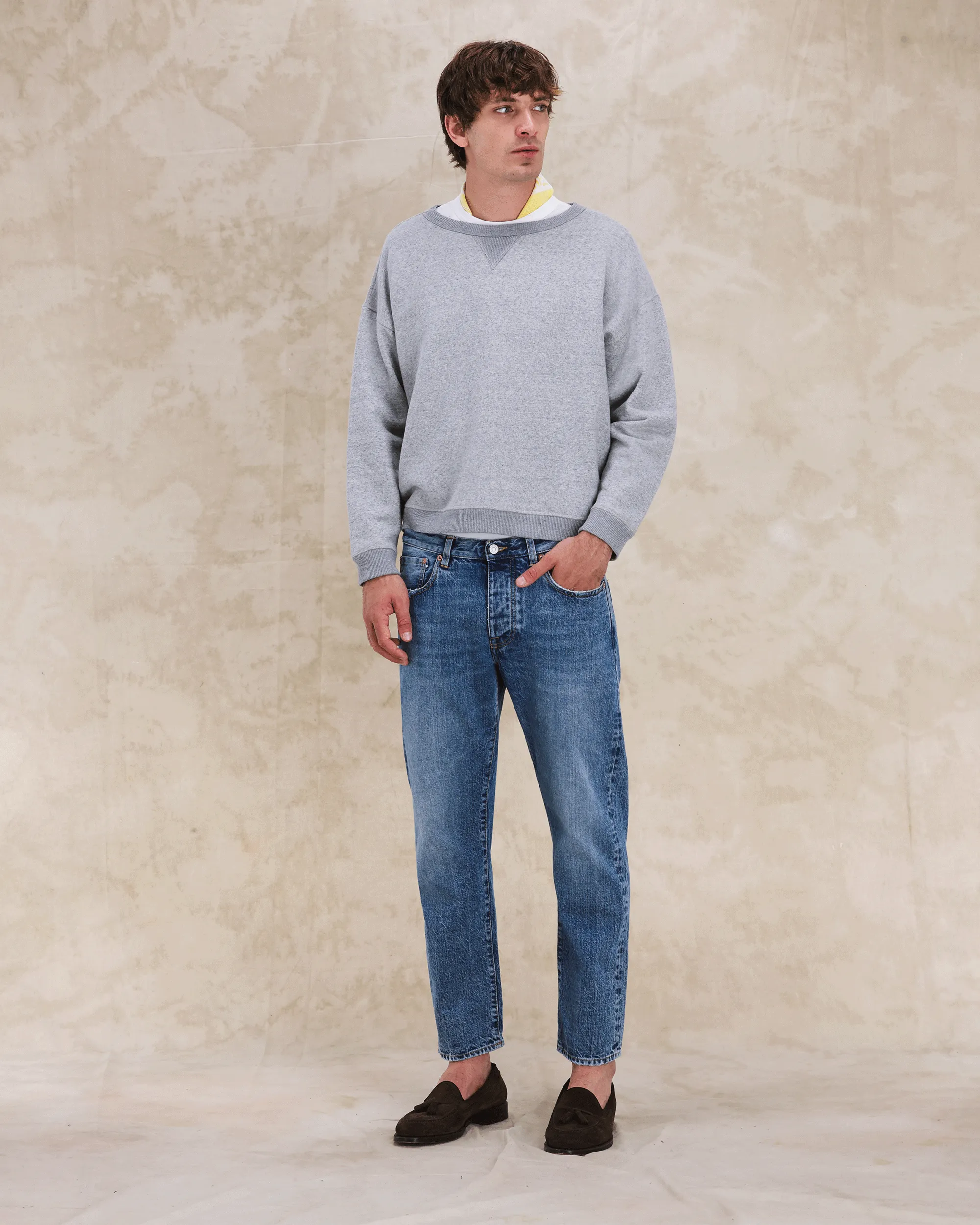 965 John Japan Denim Cimosato 5 Tasche Slim Fit Stone Wash - L33'' sold by Fortela product image thumbnail 5