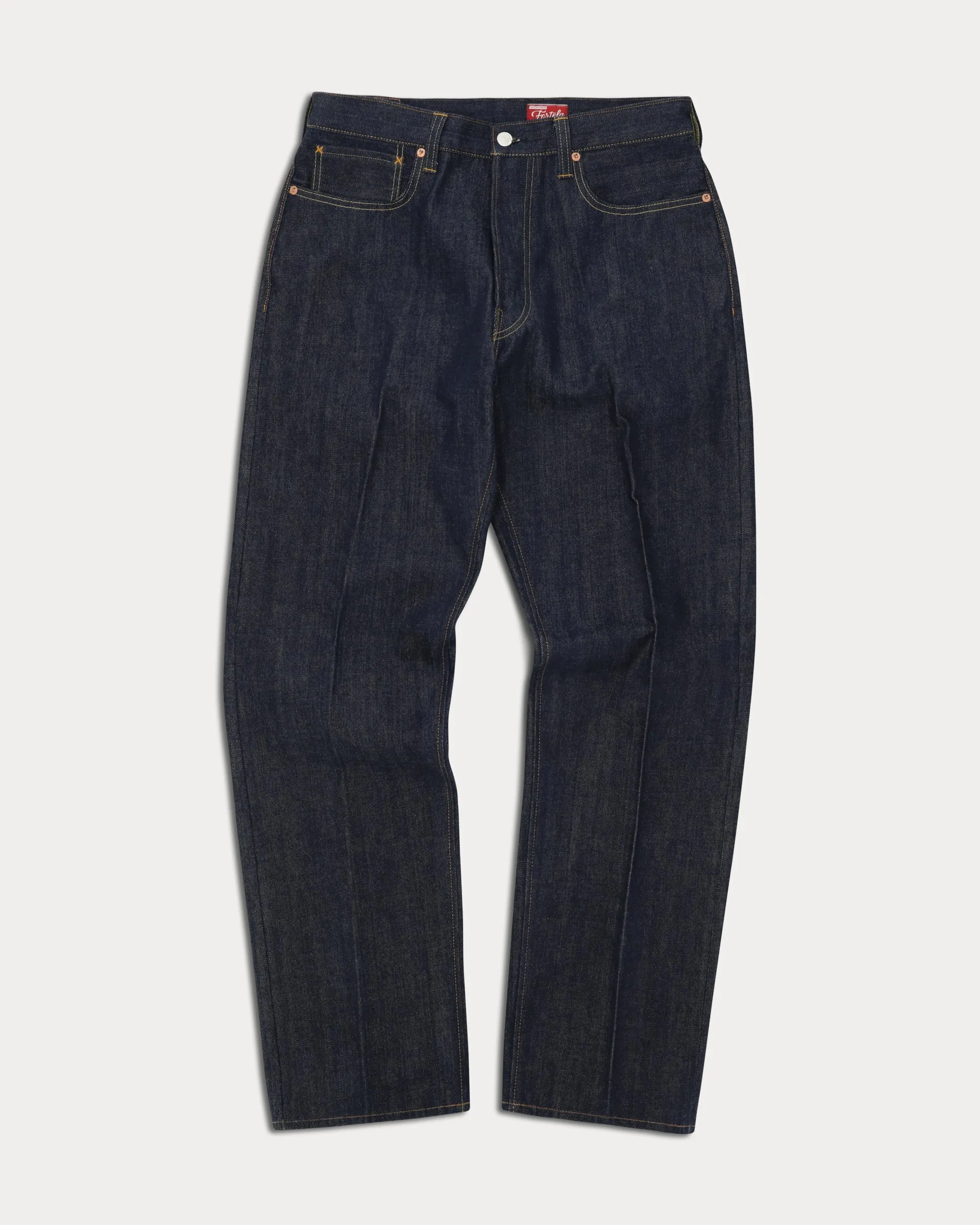 914 Leo Japan Denim Cimosato 5 Tasche Regular Fit Raw - L33'' sold by Fortela