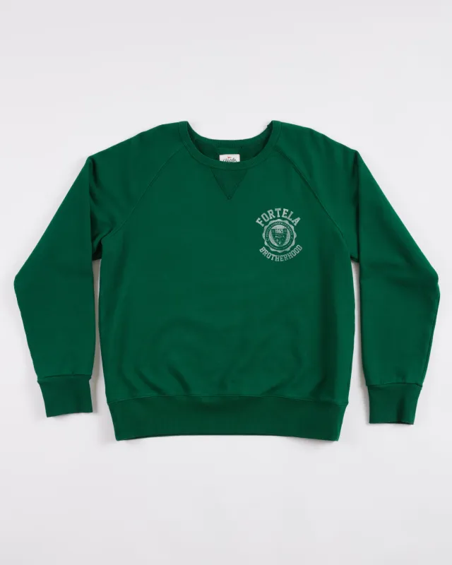 Harvard Felpa Girocollo in Jersey Felpato con taglio Raglan made by Fortela