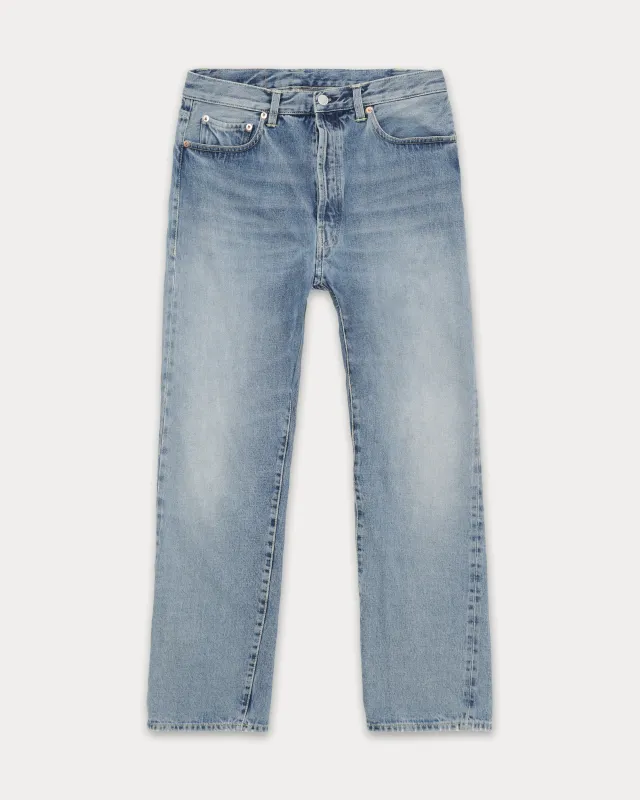 914 Sean Japan Denim 5 Tasche Regular Fit Bleach Wash made by Fortela