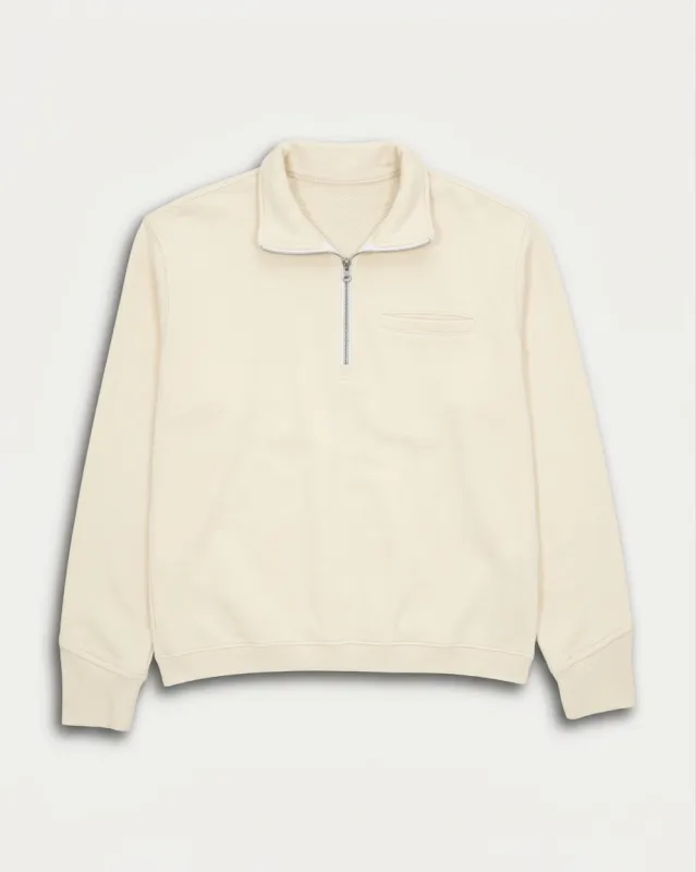 Princeton Felpa in Jersey Garzato Con Zip made by Fortela