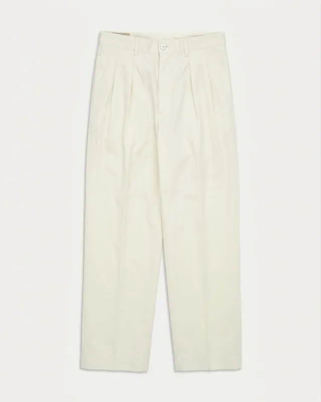 Newyork Pantaloni Con Pences In Cotone sold by Fortela