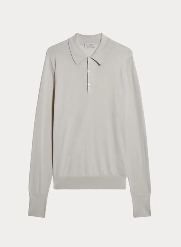 Finchley Polo In Maglia Di Cotone made by John Smedley