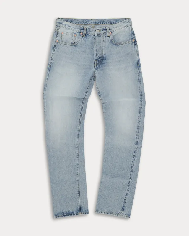 965 John Japan Denim Cimosato 5 Tasche Regular Fit Bleach Wash - L29'' made by Fortela