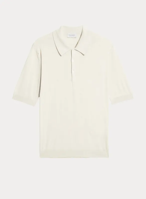 Isis Polo In Maglia Manica Corta made by John Smedley