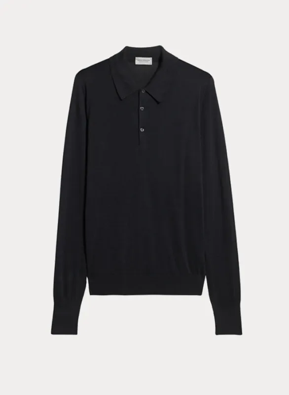 Finchley Polo In Maglia Di Cotone made by John Smedley