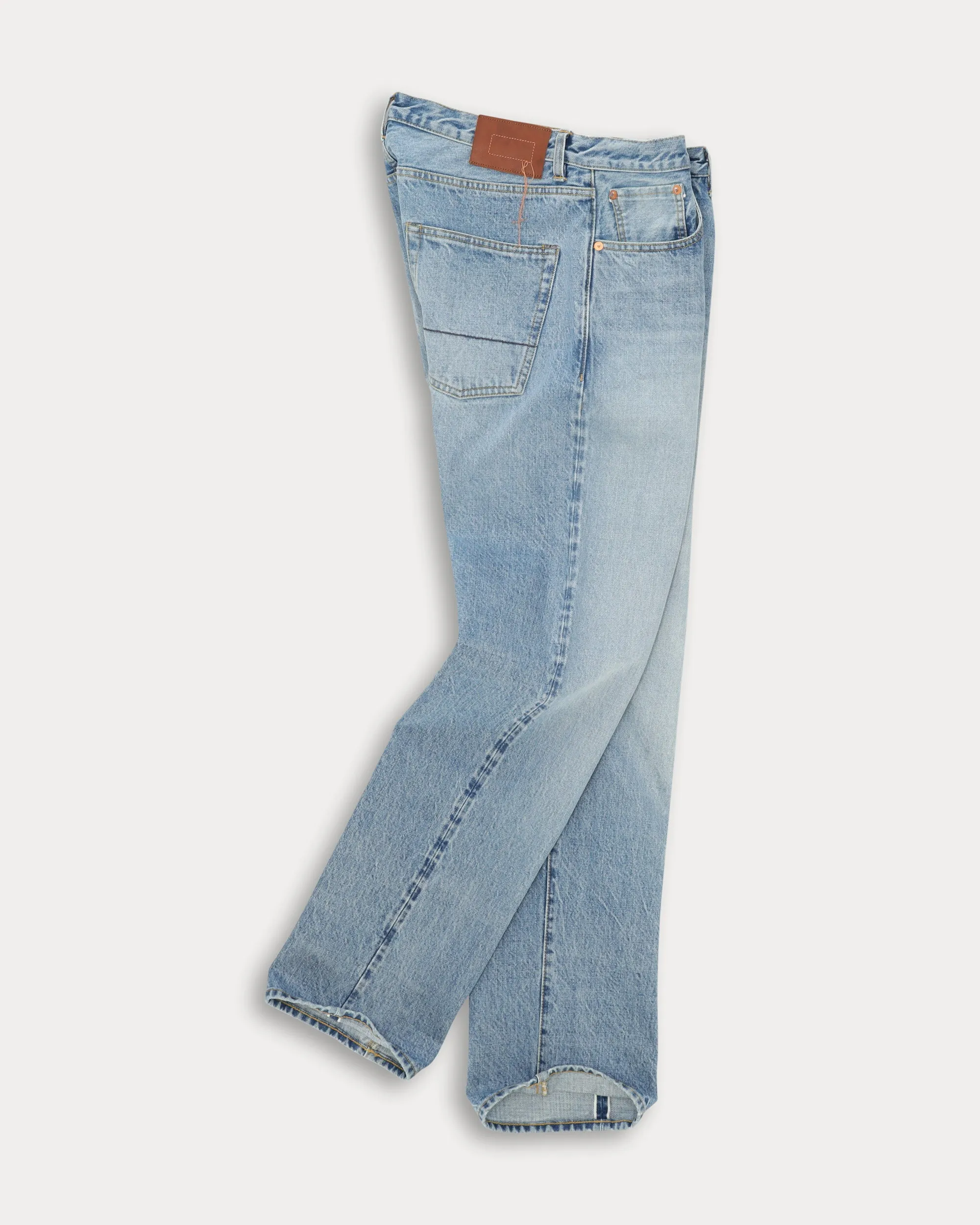 965 John Japan Denim Cimosato 5 Tasche Regular Fit Custom Wash - L33'' sold by Fortela product image thumbnail 3