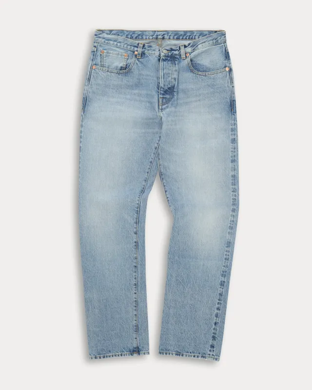 965 John Japan Denim Cimosato 5 Tasche Regular Fit Custom Wash - L33'' made by Fortela