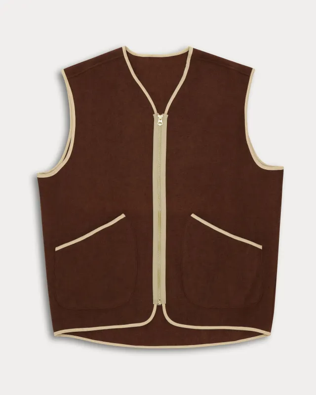 Sherpavest Gilet In Lana made by Fortela