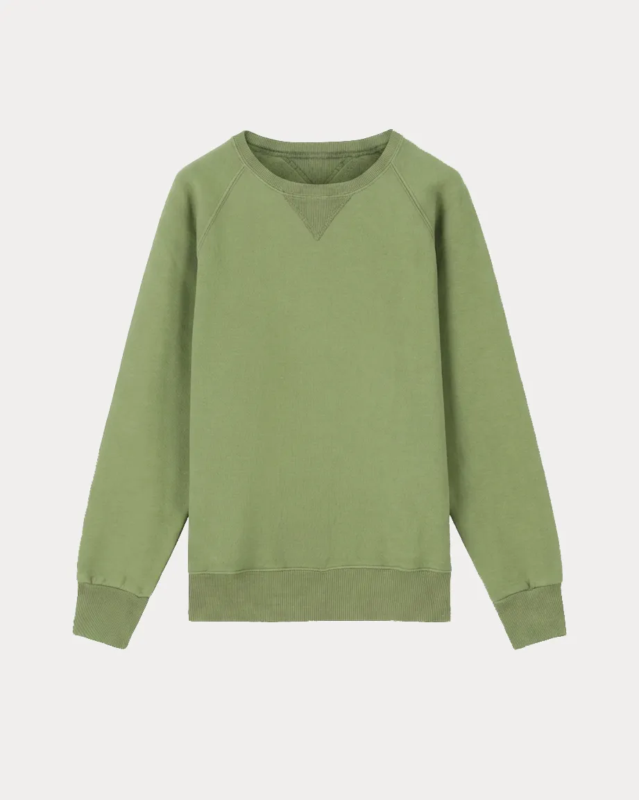 Harvard Felpa Girocollo in Jersey Garzato con taglio Raglan sold by Fortela