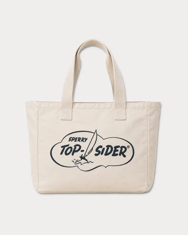 Sperry Tote Bag In Cotone con Stampa Logo made by Fortela