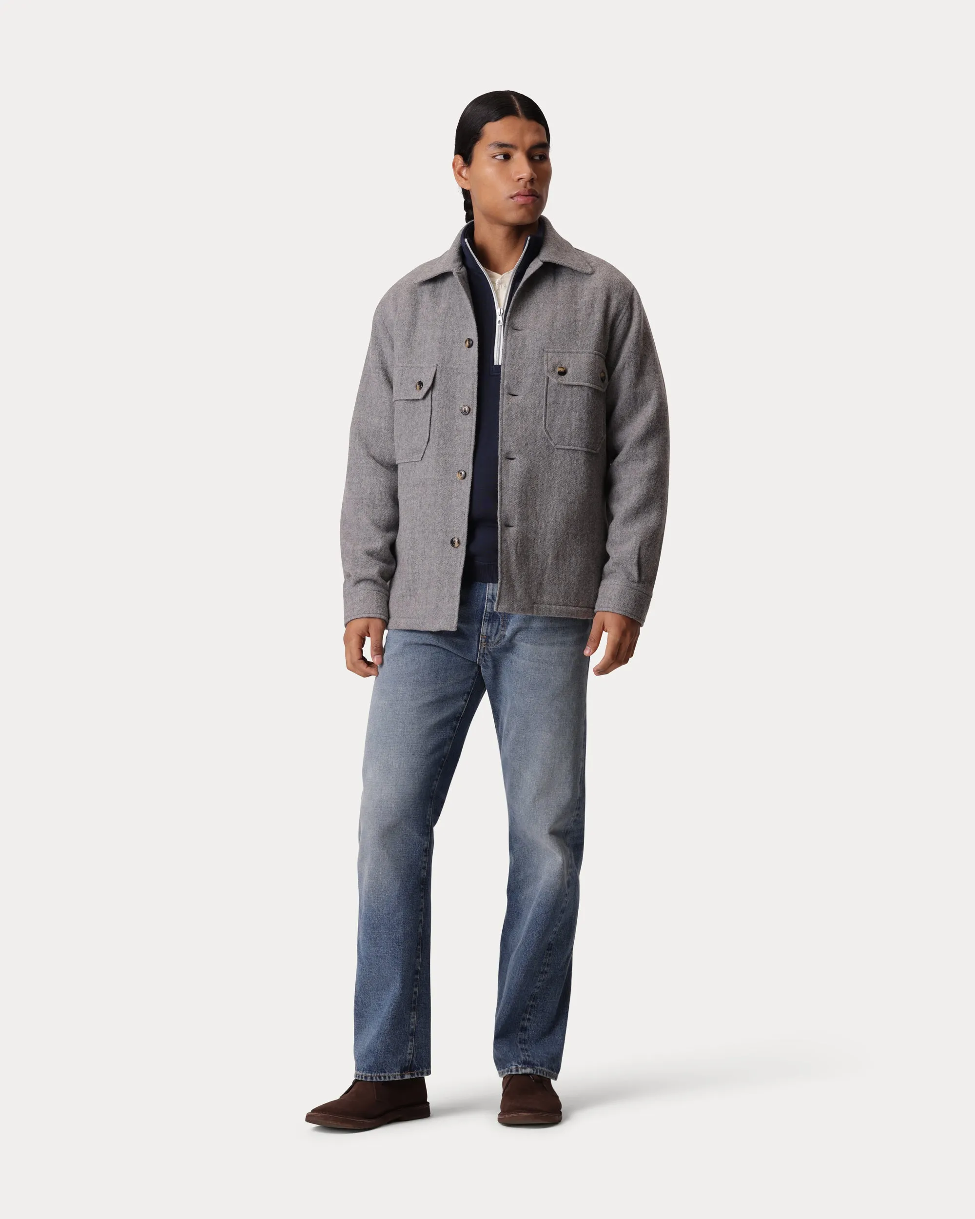 Pepper Overshirt In Lana sold by Fortela product image thumbnail 5
