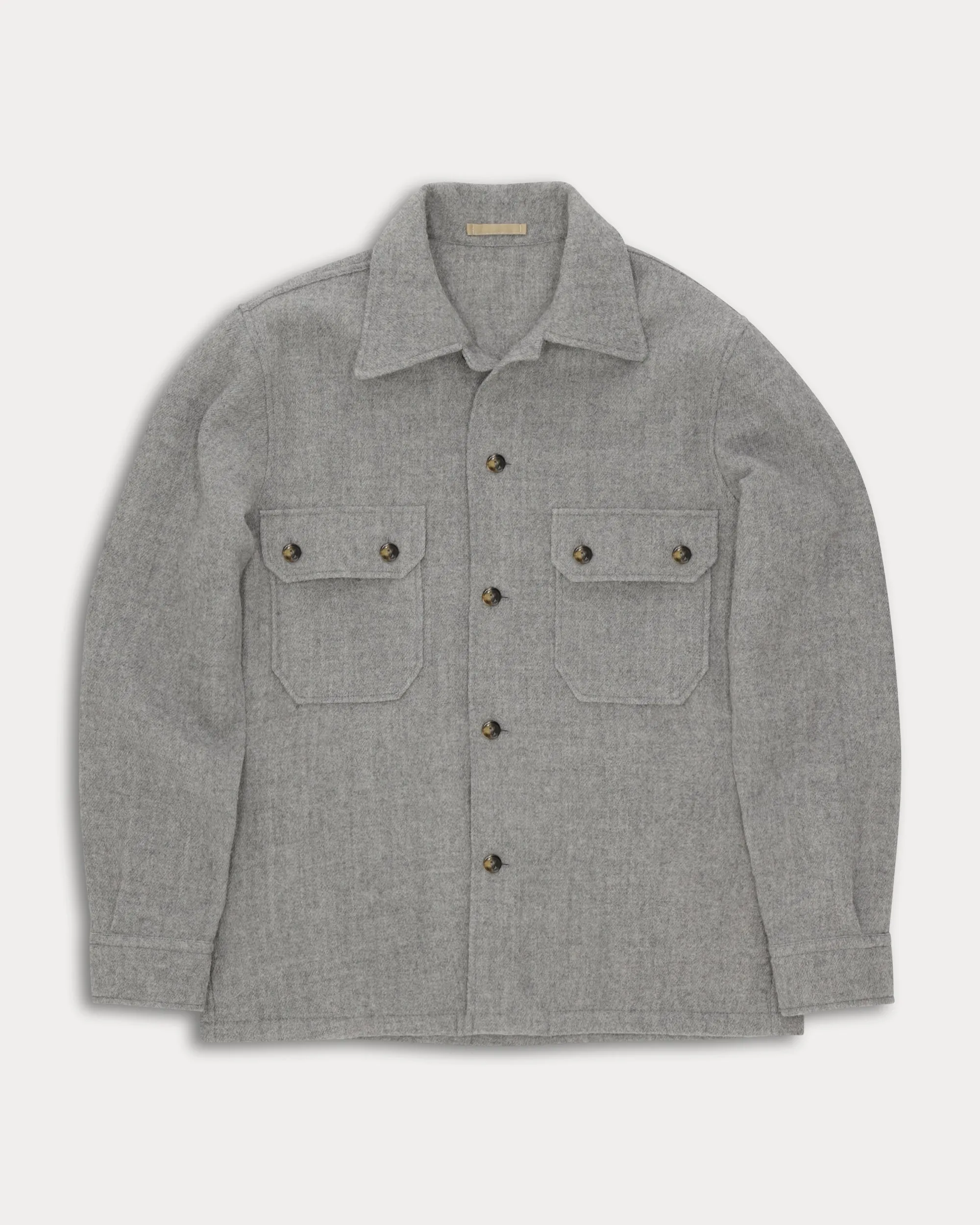 Pepper Overshirt In Lana sold by Fortela