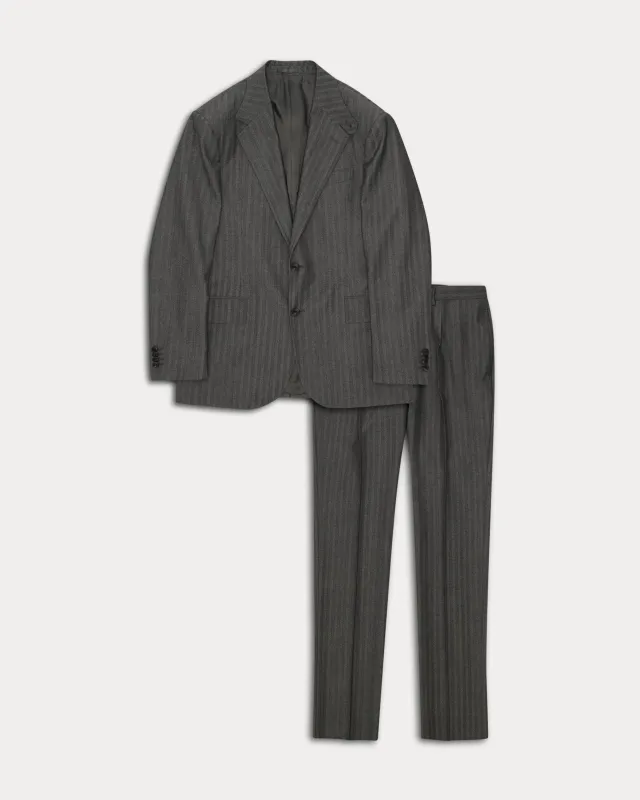 Bertolucci Abito in Lana Herringbone made by Fortela
