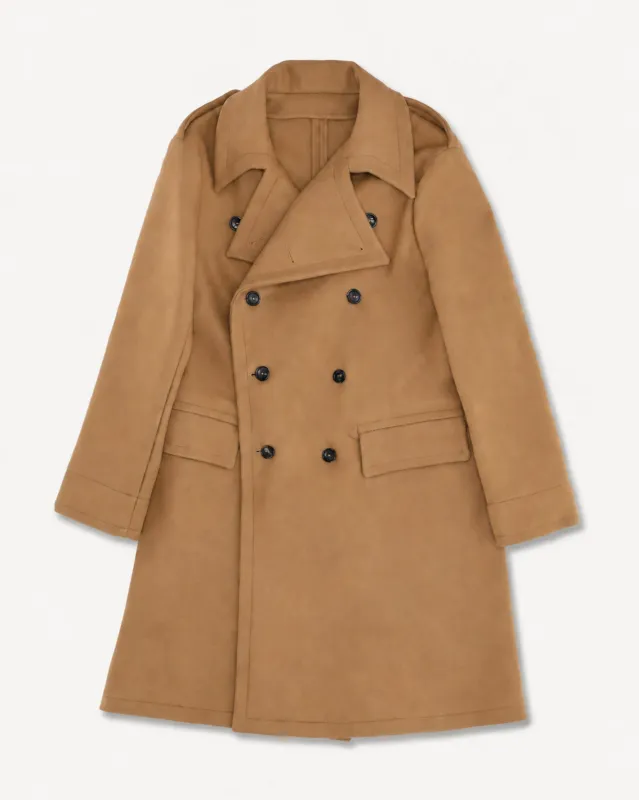 Winston Cappotto Doppio Petto In Lana made by Fortela